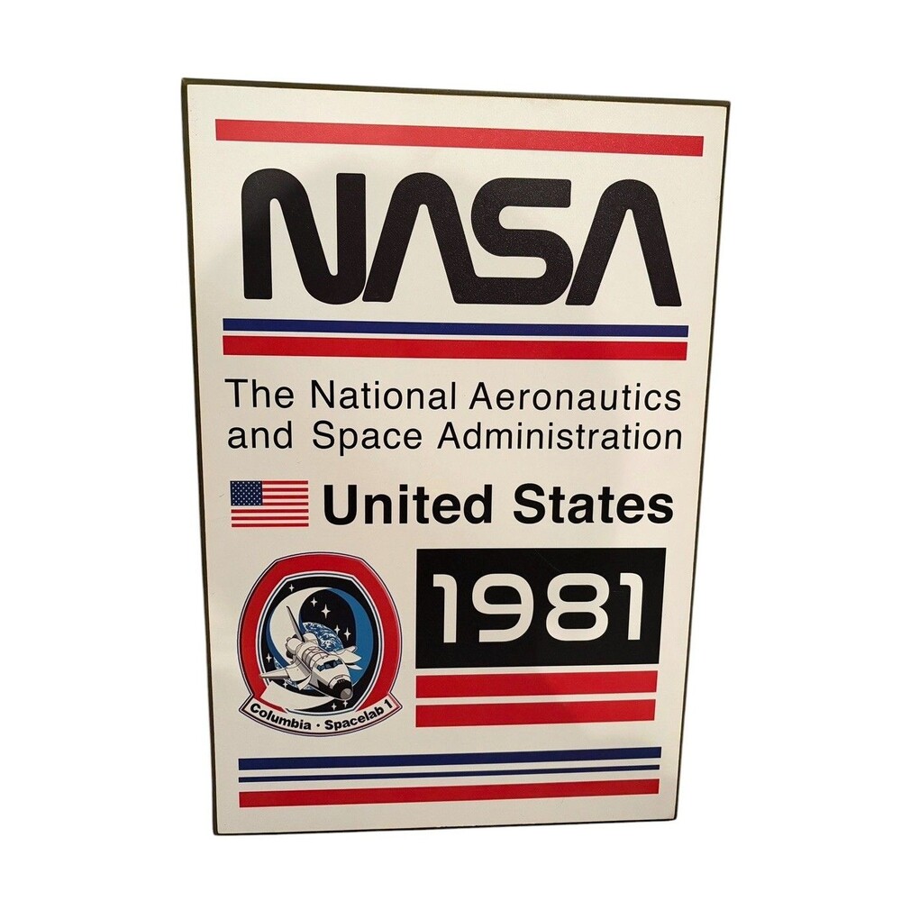 NASA 1981 Wall Sign